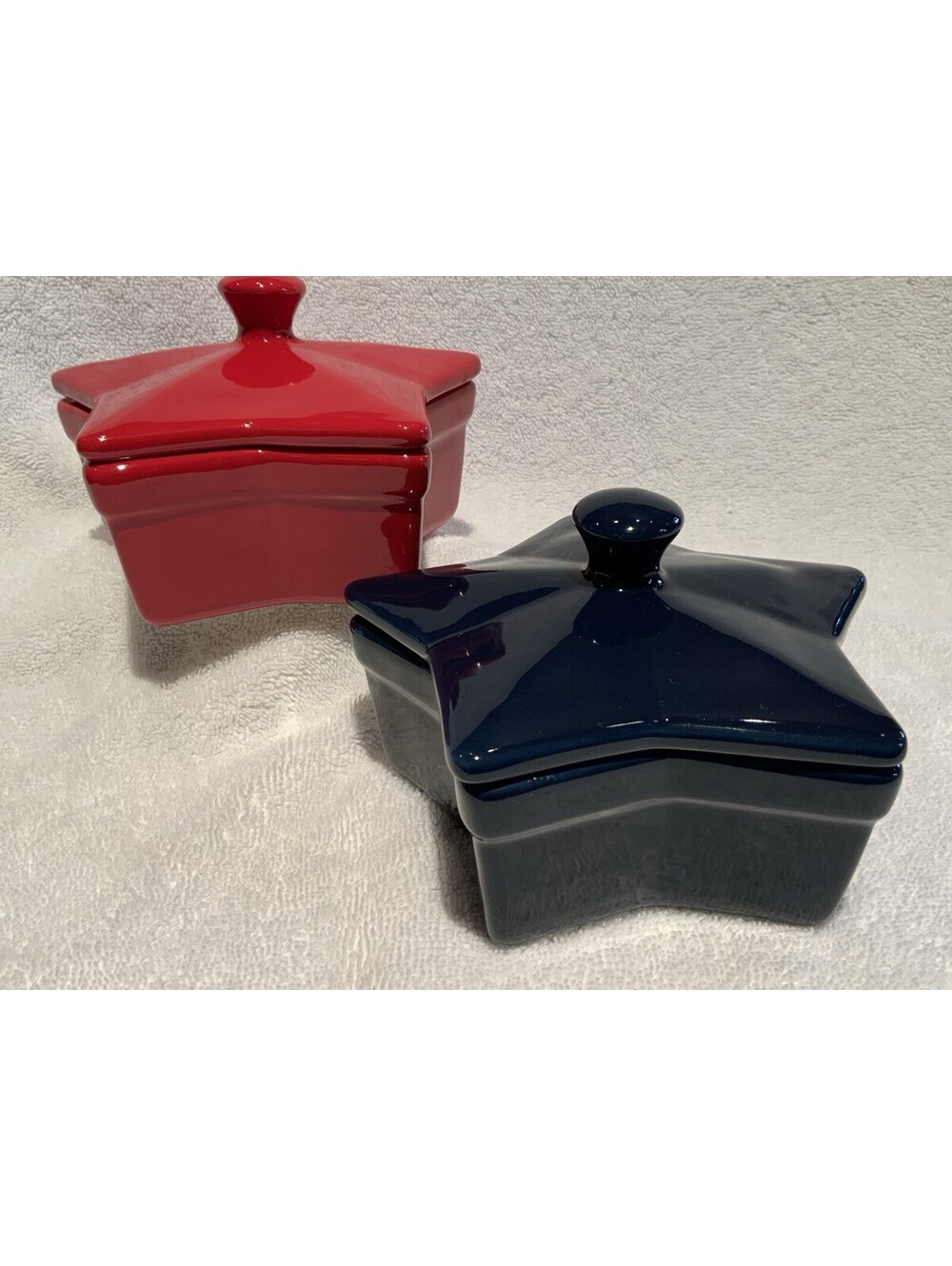 Martha Stewart Collection Americana Stoneware Cocottes for Macys Set of Two